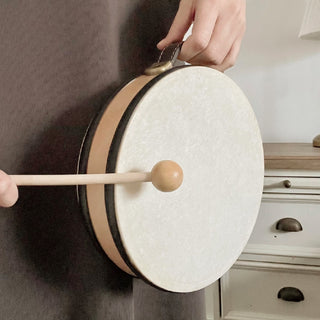 Wooden Hand Drum All Wooden Elements on Design Life Kids