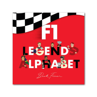 Alphabet Legends Book - F1 Racing for kids and adults at DLK
