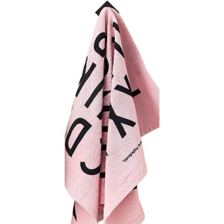 Design Letters Alphabet Towel Set - Pink