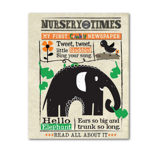 Crinkly Cloth Newspaper - Creatures Crinkly Cloth on Design Life Kids