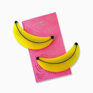 Bananas Hair Clips by Jenny Lemons on DLK