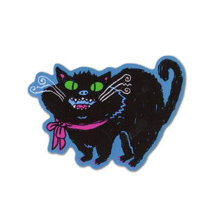 Gentle Thrills Cat Sticker on DLK