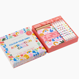 Color Your Own Affirmation Cards Kit at DLK