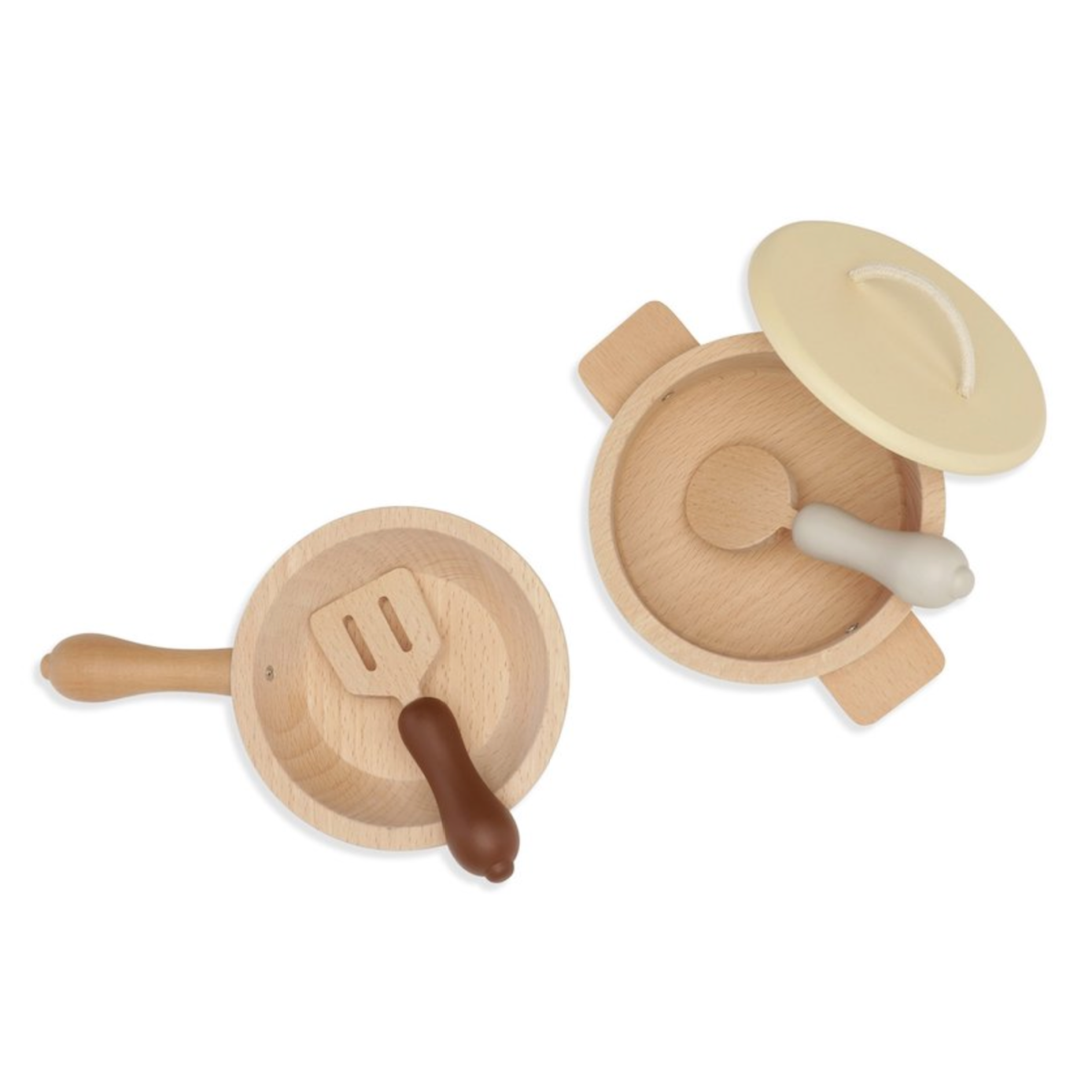 Wooden Pots and Pans Playset