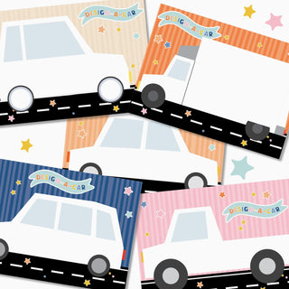 Pretend Play Design A Car Notepad