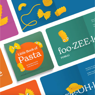 A Little Book of Pasta Board Book for little foodies at DLK