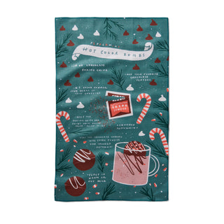 Geometry Hot Cocoa Bomb Kitchen and Hand Towels at DLK