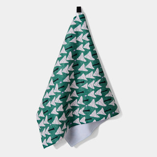 Geometry Christmas Kitchen and Hand Towels at DLK