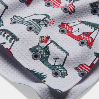 Geometry Holiday Golf Kitchen and Hand Towels at DLK