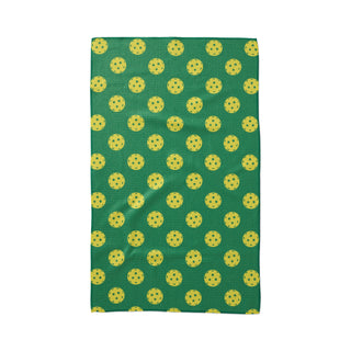 Geometry Pickleball Print Kitchen and Hand Towels at DLK