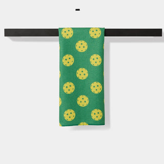 Geometry Pickleball Print Kitchen and Hand Towels at DLK