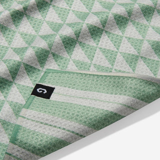 Pistachio Double Sided Towel Geometry on Design Life Kids