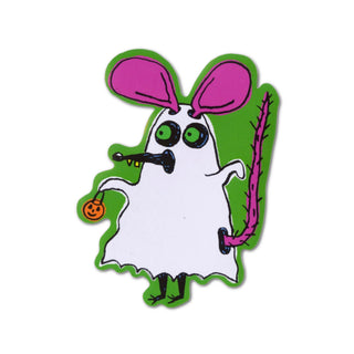 Gentle Thrills Halloween Ghost Rat Sticker on DLK