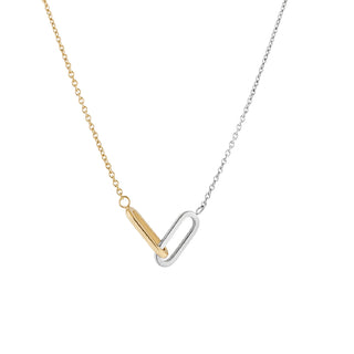 Gold Silver Unice Necklace at DLK