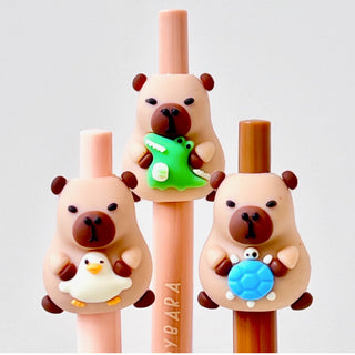 Kawaii Capybara Gel Pen at Design Life Kids