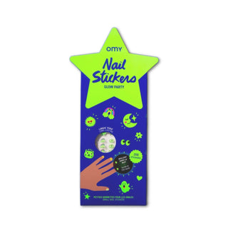 Kids Kawaii Glow in the Dark Nail Stickers on DLK