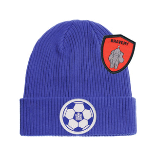 Kids Cotton Brave Soccer Player Beanie at DLK