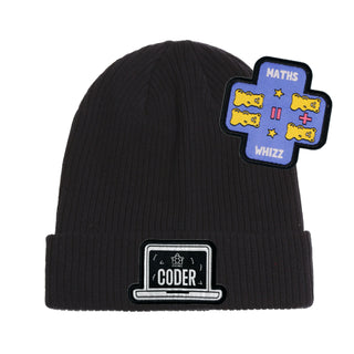 Kids Cotton Coding Whizz Beanie at DLK