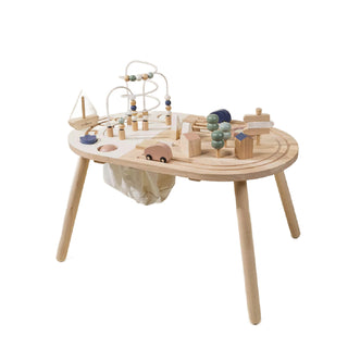 Toddler Wooden Activity Table on Design Life Kids