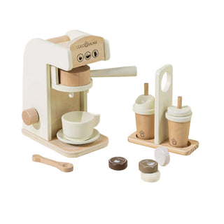 Wooden Coffee Maker Set on DLK