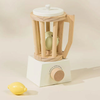 Wooden Blender & Play Fruit Set on Design Life Kids