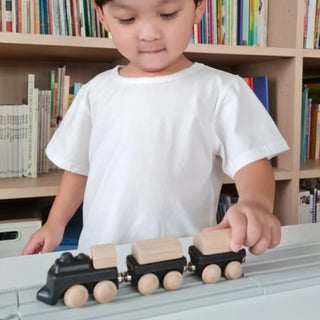 Magnetic Wooden Toy Train on DLK