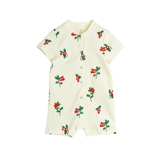 Mini Rodini Lingonberries Baby Summersuit at Design Life Kids