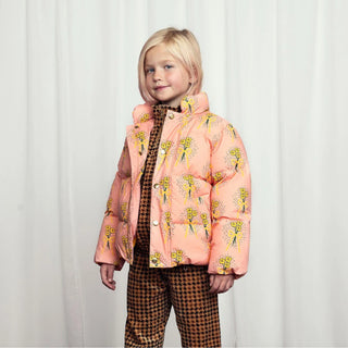 Mini Rodini Winter Flowers Kids Jacket at Design Life Kids