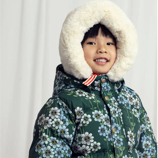 Mini Rodini Daisys Heavy Puffer Jacket at Design Life Kids