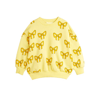 Mini Rodini Bow Print Sweatshirt for Kids on Design Life Kids