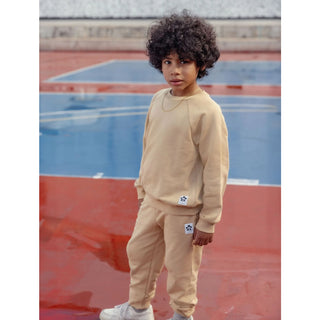 Mini Rodini Kids Beige Sweatshirt on Design Life Kids