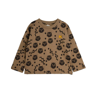 Squiggly Cats Long Sleeve T-Shirt Mini Rodini on Design Life Kids