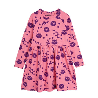 Squiggly Cats Dress Mini Rodini on Design Life Kids