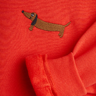 Dog Embroidered Sweatshirt Mini Rodini on Design Life Kids