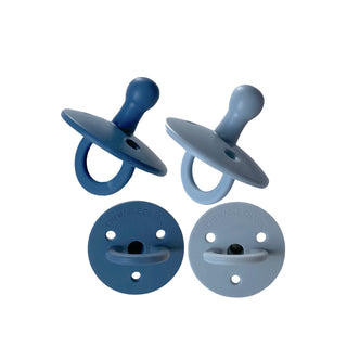 Modern Blue Baby Pacifier Sets on DLK