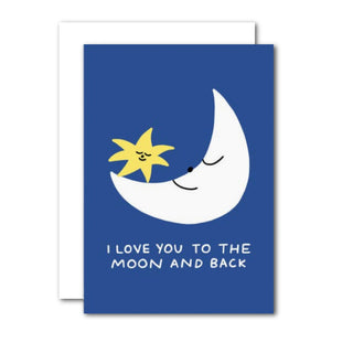 Moon Love Greeting Card at DLK