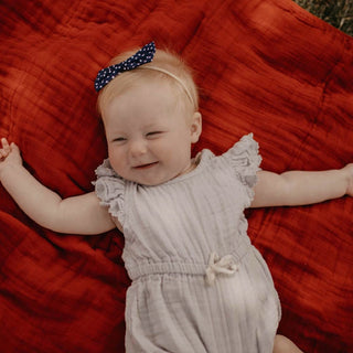 Muslin Cotton Quilt - Crimson Parker Baby Co on Design Life Kids