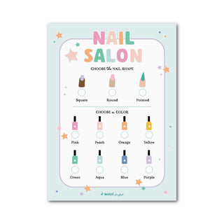 Pretend Play Nail Salon Shop Notepad on DLK