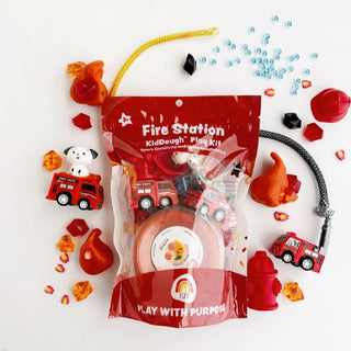 Sensory All Natural Fire Truck Playdough Kit at DLK West Chester, PA