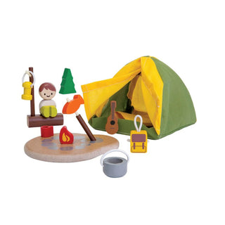 Kids Wooden Wooden Camping Doll Play Set at DLK