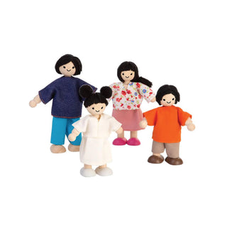 1:12 Scale Wooden Dollhouse Family Dolls at DLK