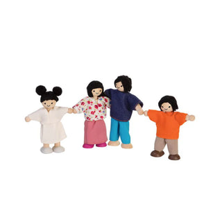 1:12 Scale Wooden Dollhouse Family Dolls at DLK