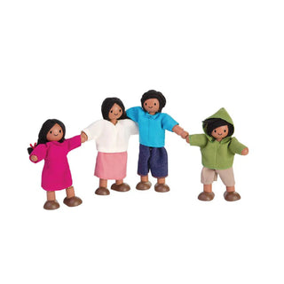 1:12 Scale Wooden Dollhouse Family Dolls at DLK