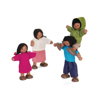 1:12 Scale Wooden Dollhouse Family Dolls at DLK