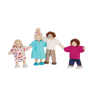 1:12 Scale Wooden Dollhouse Family Dolls at DLK