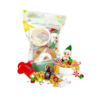 Sensory All Natural Christmas Elf Playdough Kit at DLK