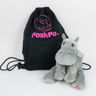 Po the Hippo Plush PoshPo on Design Life Kids