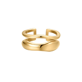 Modern and Minimalist Gold Ring at DLK