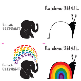 Rainbow Snail Color Changing Bath Book at DLK