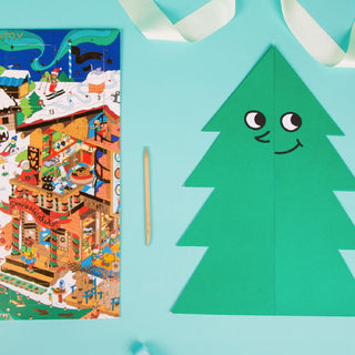 Advent Calendar Sticker 3D Christmas Tree